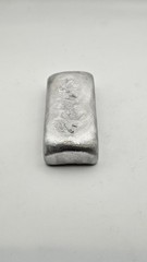 Hand Poured Solid Aluminum Ingot Bar – 6.5oz Pure 999 Aluminum