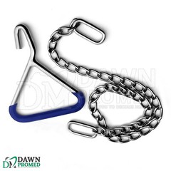 7 Pcs Calf Puller OB Handle & OB Chains Cattle Birthing Delivery Complete Set