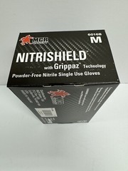 MCR Saftey 6 Mil Nitrile Disposable Gloves 6016BM 100 PK Medium W/ Full Texture