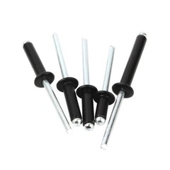Pop Rivets 2.4/2.8/3/3.2/3.6/4/5/6.4mm Alu Dome Head Blind Zinc White & Black