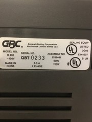 GBC HeatSeal H400 12″ Thermal Laminator 12-Inch Tested Fully Working FREE SHIP