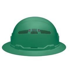 Vented Full Brim Hard Hat with Padded Sweatband, Odor-Resistant, Safety Gear