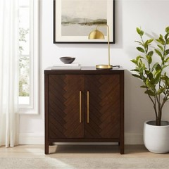CROSLEY FURNITURE Darcy Dark Brown Accent Cabinet