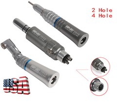 Dental Low Speed Straight/Air Motor/Contra Angle Handpiece 2Holes/4Holes