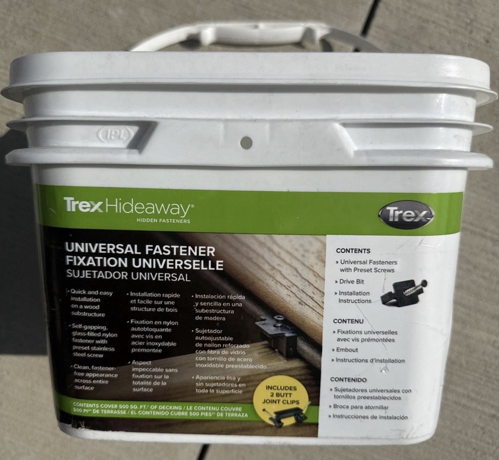 Trex Hideaway Hidden Deck Fasteners 500 sq.ft. Combo Pack (DA00002)