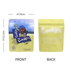 4×5” Mylar Bags Resealable Zipper Seal Packaging Pouches for Herb Storage