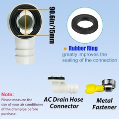 DVECUE Air Conditioner Drain Hose Kit 10 Feet AC 10 Feet, Transparent