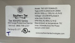 Southern Tier Technologies Tier 400SPD Surge protector Model T45120Y150AWAJ2S