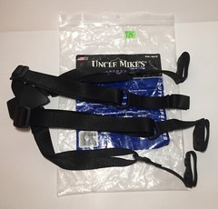 Uncle Mike’s Small / Medium Duty Suspenders Fits Up To 40” Chest Black Nylon