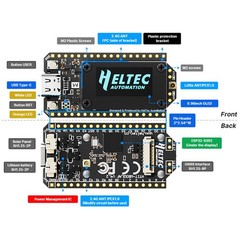 Heltec ESP32 LoRa 32 V4 Board 868MHz LoRa32 Antenna 5dBi for Meshtastic LoRaWAN