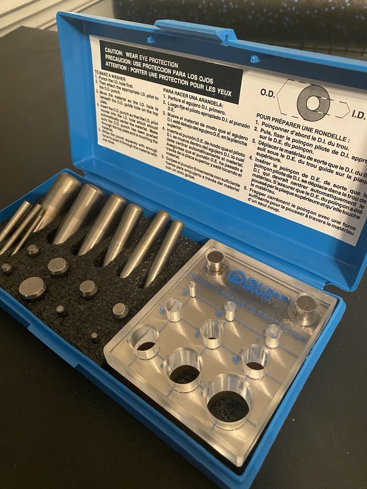 Precision Brand TruPunch Self-Centering Punch Die Set