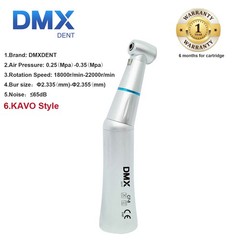 COXO Styl DMXDENT Dental Low Speed Handpiece Contra Angle For NSK/KAVO Air Motor