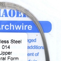 100×Dental Orthodontic Stainless Steel Arch Wire Round Nature Form 014 Upper