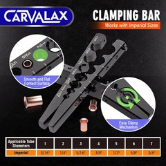 45° Eccentric Flaring Tool Kit for Copper, Brass, and Aluminum Tubing, Single Fl