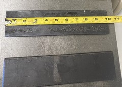 3/8″ x 2-1/2″ Steel Flat Bar – Metal Stock – A36 Mild Steel – 10″ Long (2 PCS)