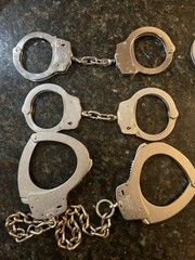 Smith & Wesson Hand & Ankle Cuffs Lot Of 7 Read