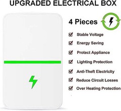 Power Plug Pro Energy Saver, Electricity Saving Box 90V-250V 30KW (6pcs)