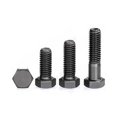 M11 Black 8.8 Steel Hexagon Head Bolts Screws Pitch 1.25/1.75