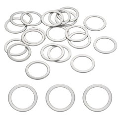 20Pack M16 304 Stainless Steel Flat Washers 17mm ID 22mm OD 1mm Thick]
