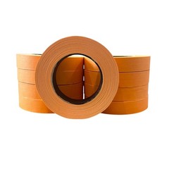 48 Rolls 1″ X 60 Yards Orange Automotive Painters Masking Tape USA MADE BODYSHOP