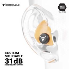 Custom Molded Earplugs 31dB NRR