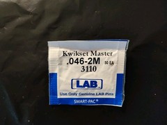 20 Packs Of 50 Kwikset Master & Bottom Pins original keying pins by Labpins NEW