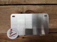 10 Pieces ALUMINUM LICENSE PLATE SUBLIMATION BLANKS 4″x 7″ MOTORCYCLE TAG