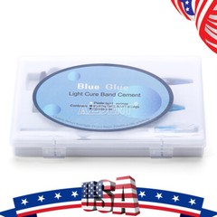 Dental Orthodontic Cure Light Composite Resin Adhesive Blue Glue Kit