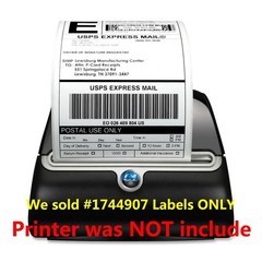 6 Rolls 4×6 Dymo 4XL 1744907 Compatible Direct Thermal Shipping Labels Adhesive