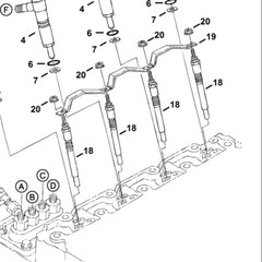 4X Glow Plug 6684850 Fit for Bobcat S130 S150 S160 S175 S185 S205 S450 S510 S530
