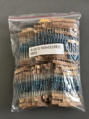1/2W 1% 1000pcs 100Value Metal Film Resistor Assortment Kit 1Ω ~ 10 mΩ