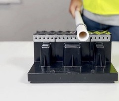 (8)PACK ROOF TOP BLOX RTB-01 COMMERCIAL FLAT ROOF PIPE/HVAC SUPPORT BLOCKS 9 x 9