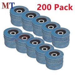 200 Pcs High Quality 4.5″ 40 Grit T29 Premium Zirconia Flap Disc Sanding Grnding