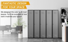 Metal Storage Cabinet Metal Locker with Door For Employees Office School Gym