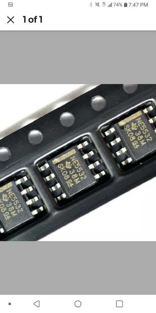 10 pcs NE5532 Low noise OP Amp for Audio SOP-8 USA seller***
