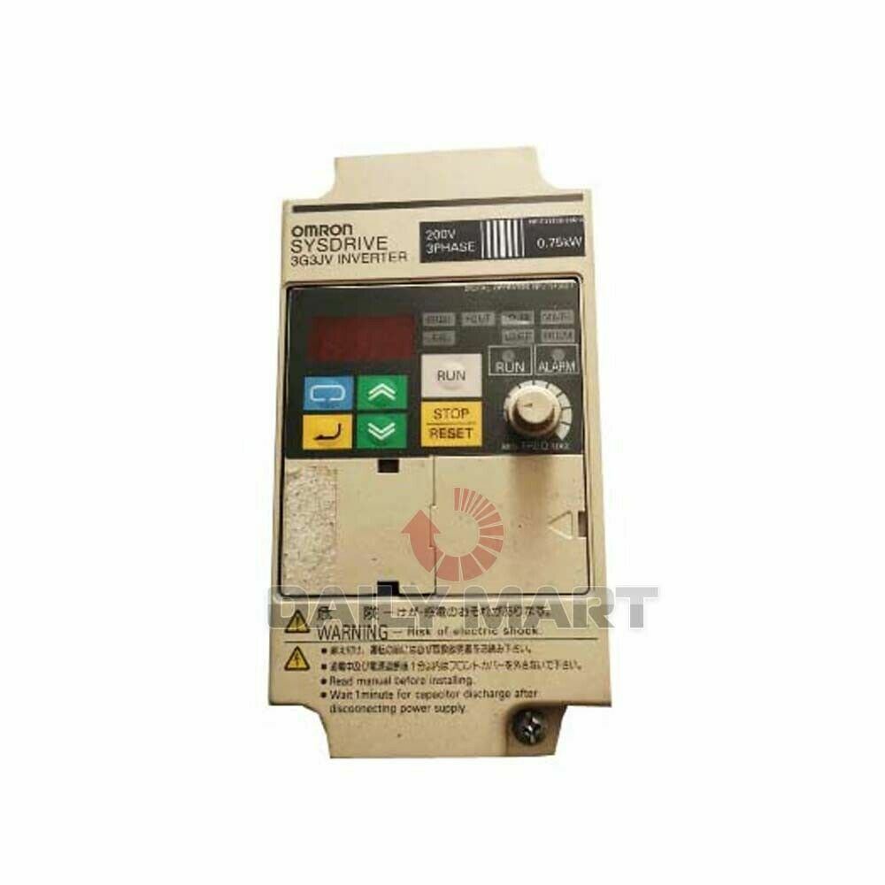 Used & Tested OMRON 3G3JV-A2007 Inverter 0.75KW 220V