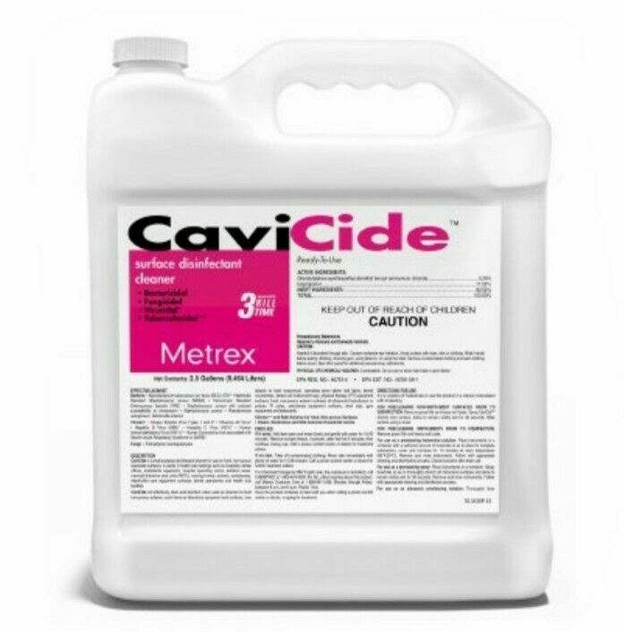 Metrex CaviCide Surface Disinfectant Decontaminant 2.5 Gallon Bottle