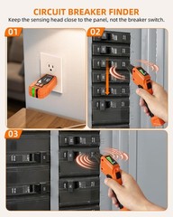 Circuit Breaker Finder Kit with OutletTester GFCI Testers for AC Circuits