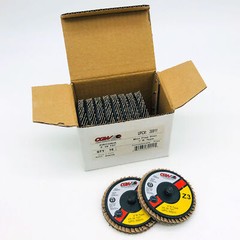 10x CGW Abrasives 30011 Flap Discs 3″ Mini Zirconia Quick Change Type R 36 Grit