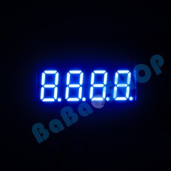2pc~100pcs 0.36″ 0.36 inch 7 Segment Display Red / Blue LED 4 Digit Common Anode