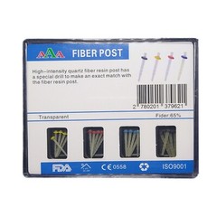 United Dental High-Intensity quartz fiber resin Post with Drill all sizes
