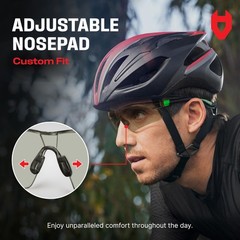NoCry Tinted Safety Glasses for Men and Women with Anti-Fog and Scratch Resis…