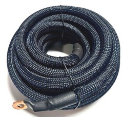 1/0 GAUGE BRAIDED SLEEVING AWG 100% OFC COPPER AMPLIFIER WIRING INSTALL KIT LOT