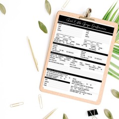 50 PCS Real Estate Buyer Seller Questionnaire Agent Form 8.5×11 Inch 25 Each