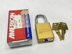 American Lock A1106KAYLW Lockout Padlock Yellow Key S00614 LOT OF 9