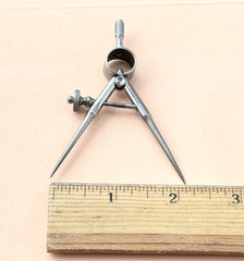 Brown & Sharpe Mfg. Co. No.800 Dividers w/Round Legs; Mini 2.0” Size & Capacity!