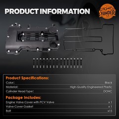 55573746 Engine Valve Cover Complete Kit for Chevy 2011-2020 Cruze Sonic Trax…