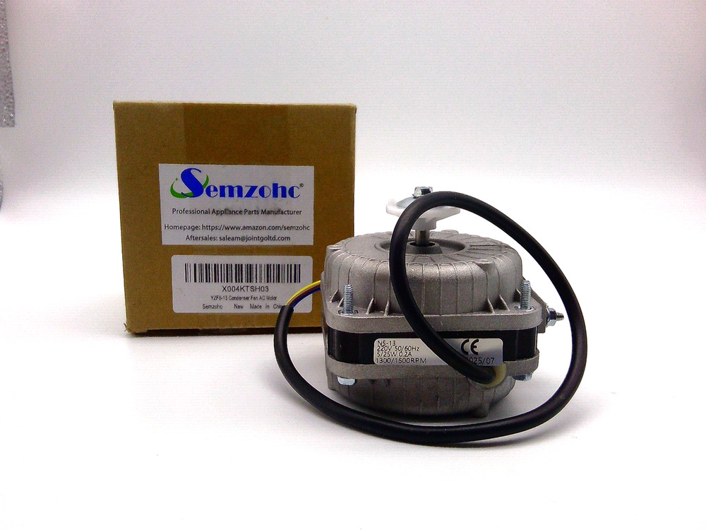 YZF6-13 Condenser Fan AC Motor 220V 5/25W 0.2A 50/60Hz 1300/1500RPM