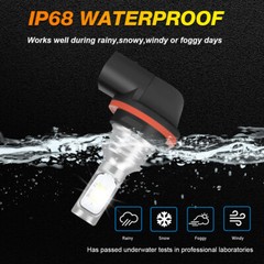 Replacement For 4030061 Headlight Bulbs ATV Polaris models 30/30w 3 Prong 6000K