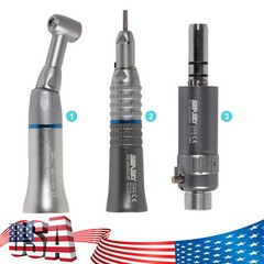 Low Speed External Water Spray Straight Contra Air Motor Handpiece 4Hole